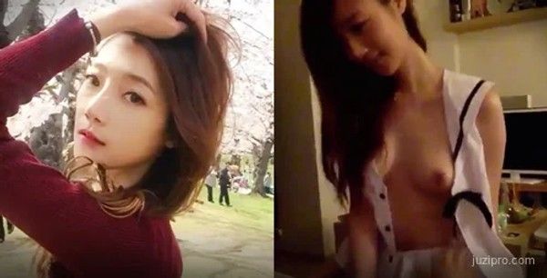 台湾淡江大学校花Ashley与新加坡男友自拍