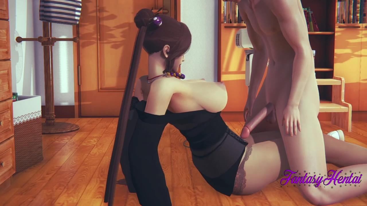 最终幻想X动漫-Lulu在椅子里打炮