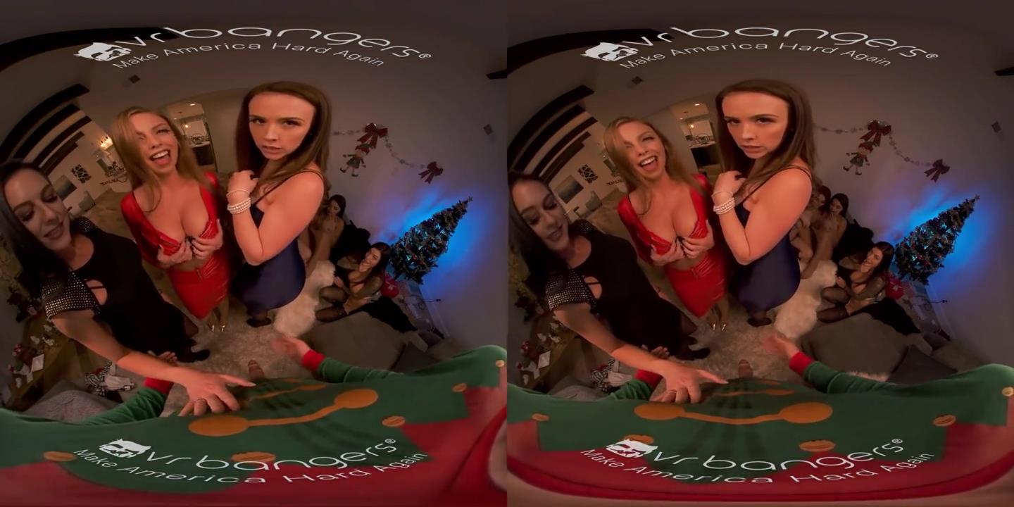 VR BANGERS六个经验丰富的女孩在一个公鸡