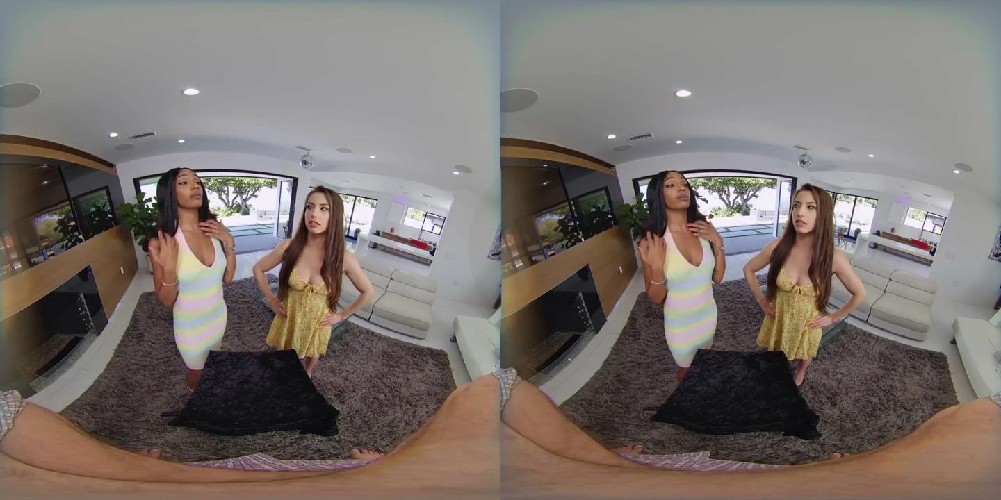 VRBANGERS跨种族FFM三人组和两个性感的复活节兔子